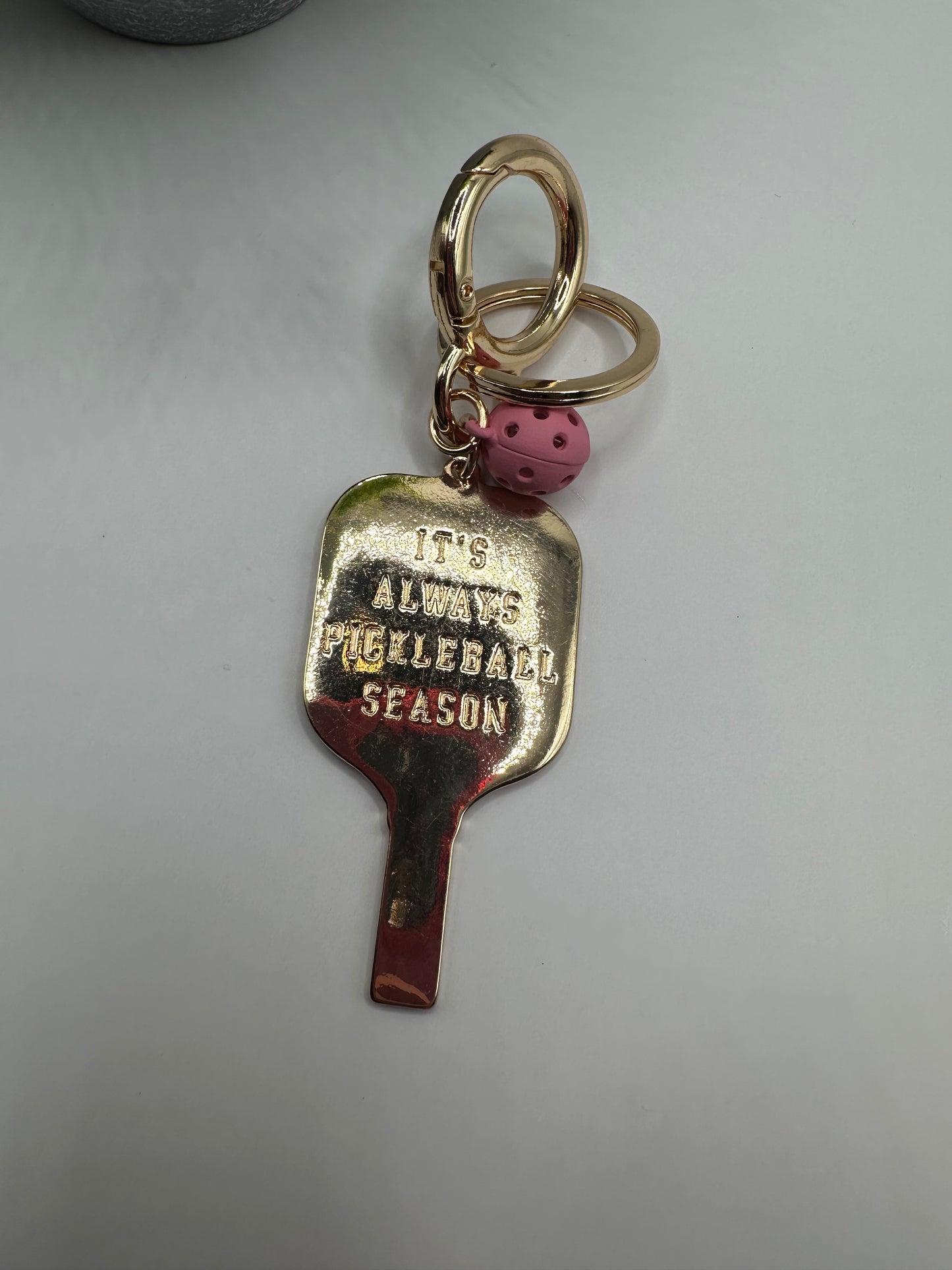 Pickleball Paddle Keychain