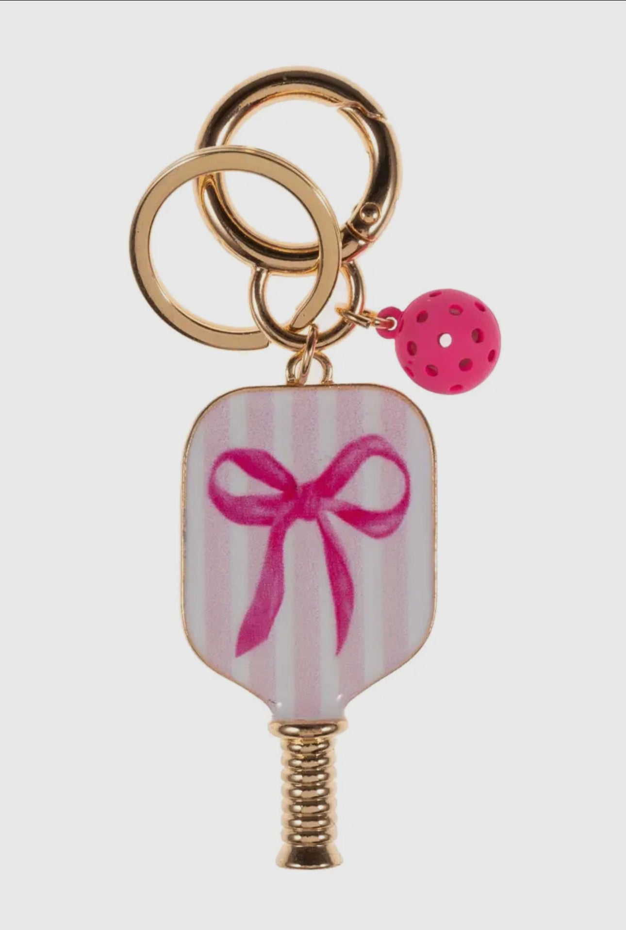 Pretty and Pickle Bow Keychain