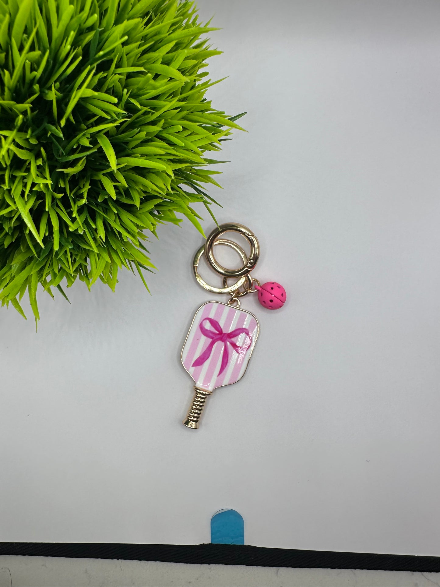 Pretty and Pickle Bow Keychain