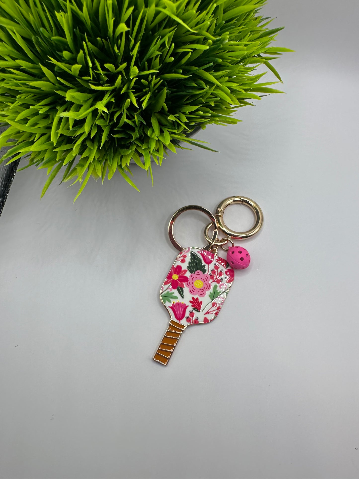 Pickleball Paddle Keychain