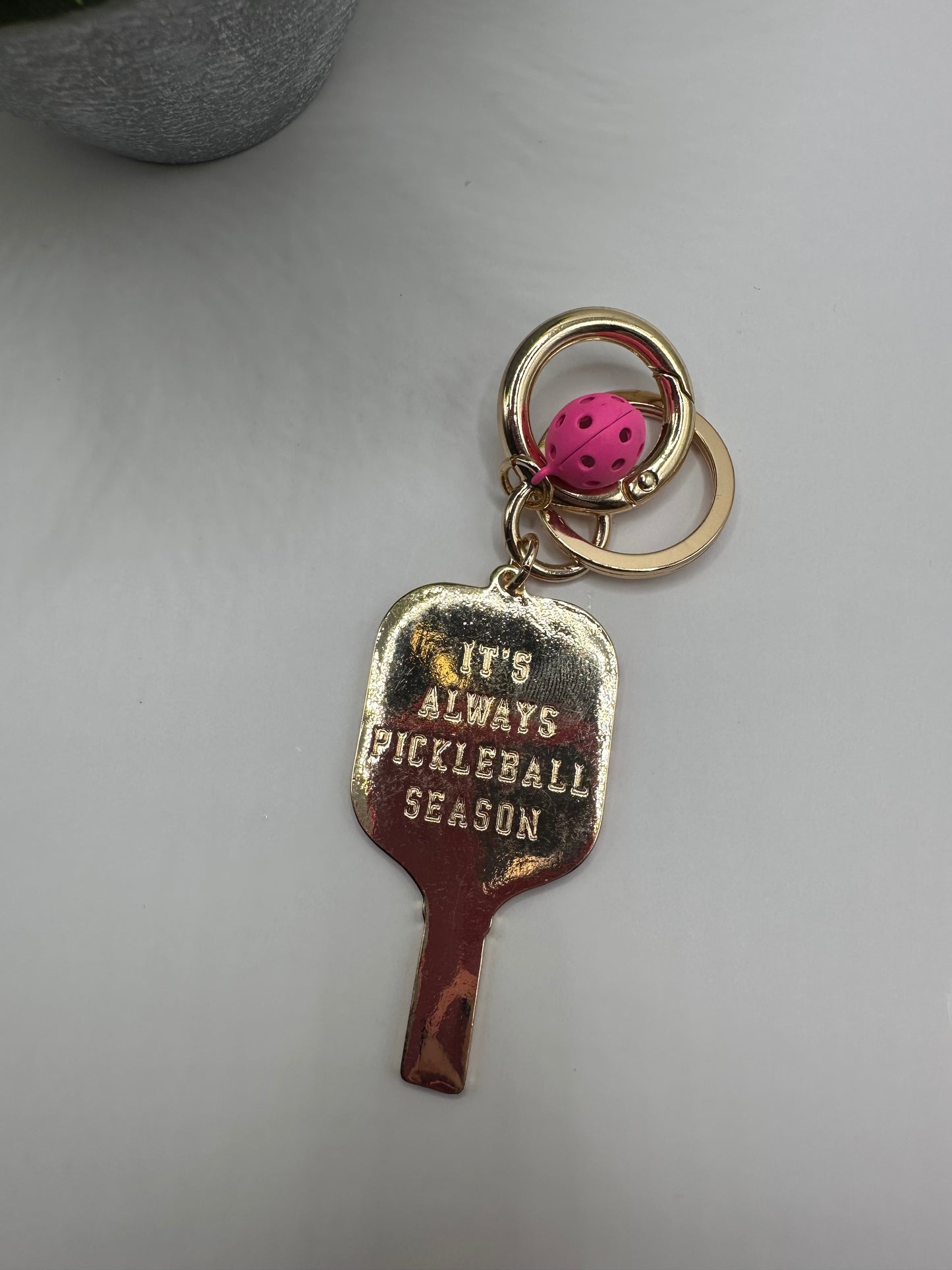 Pickleball Paddle Keychain