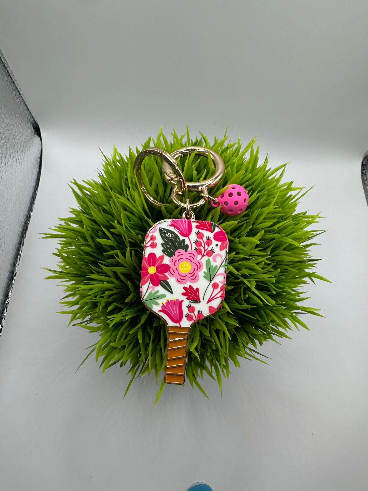 Pickleball Paddle Keychain