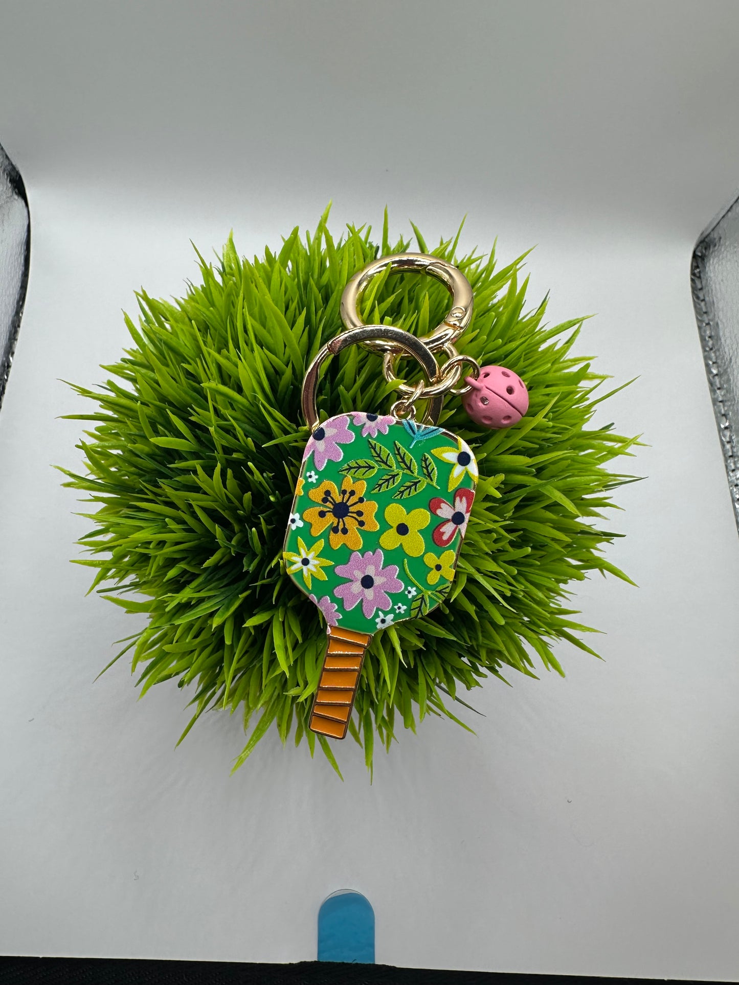 Pickleball Paddle Keychain