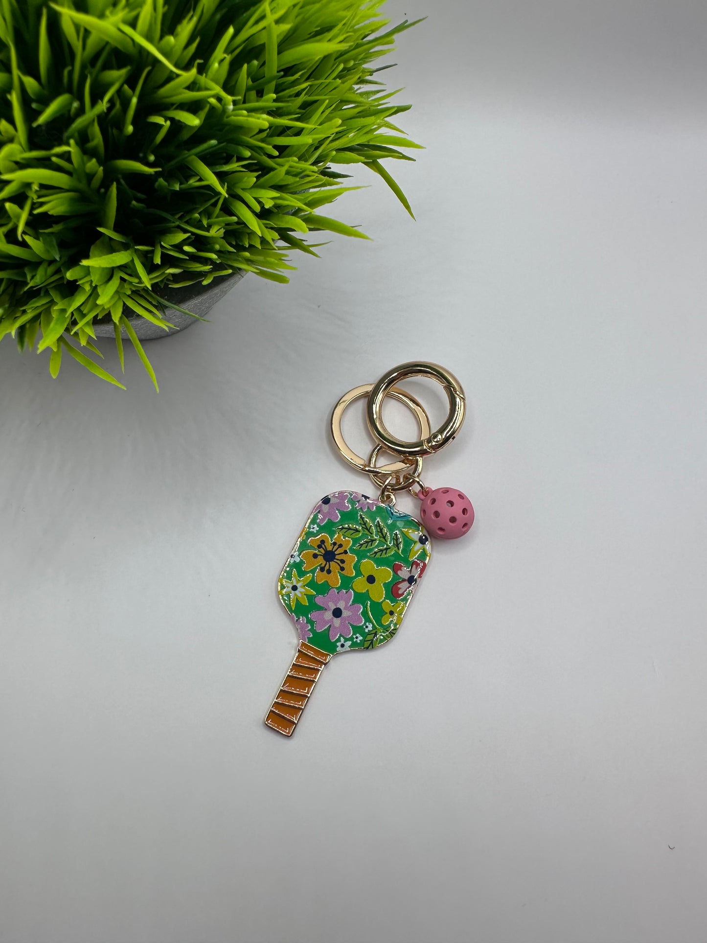 Pickleball Paddle Keychain