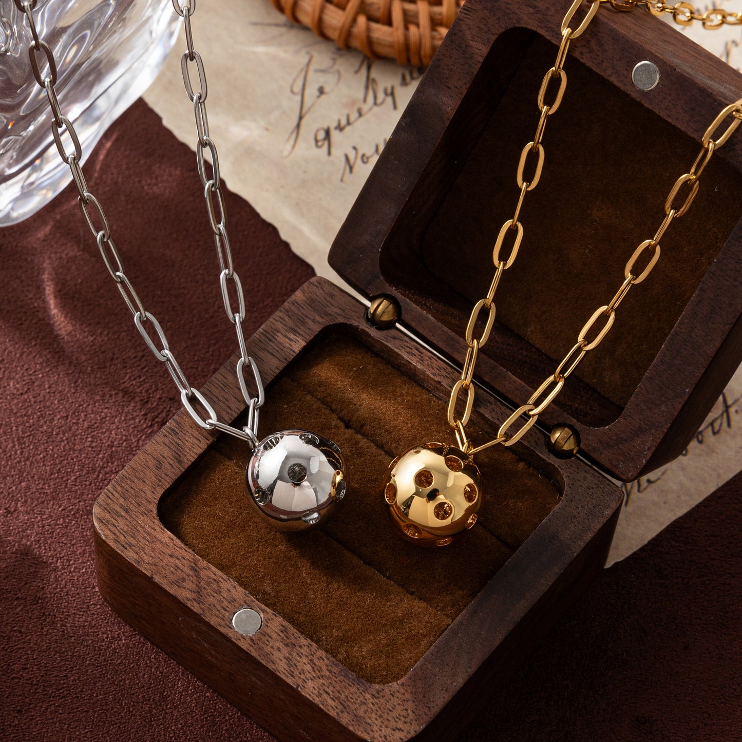 Pickleball Pendant Necklace