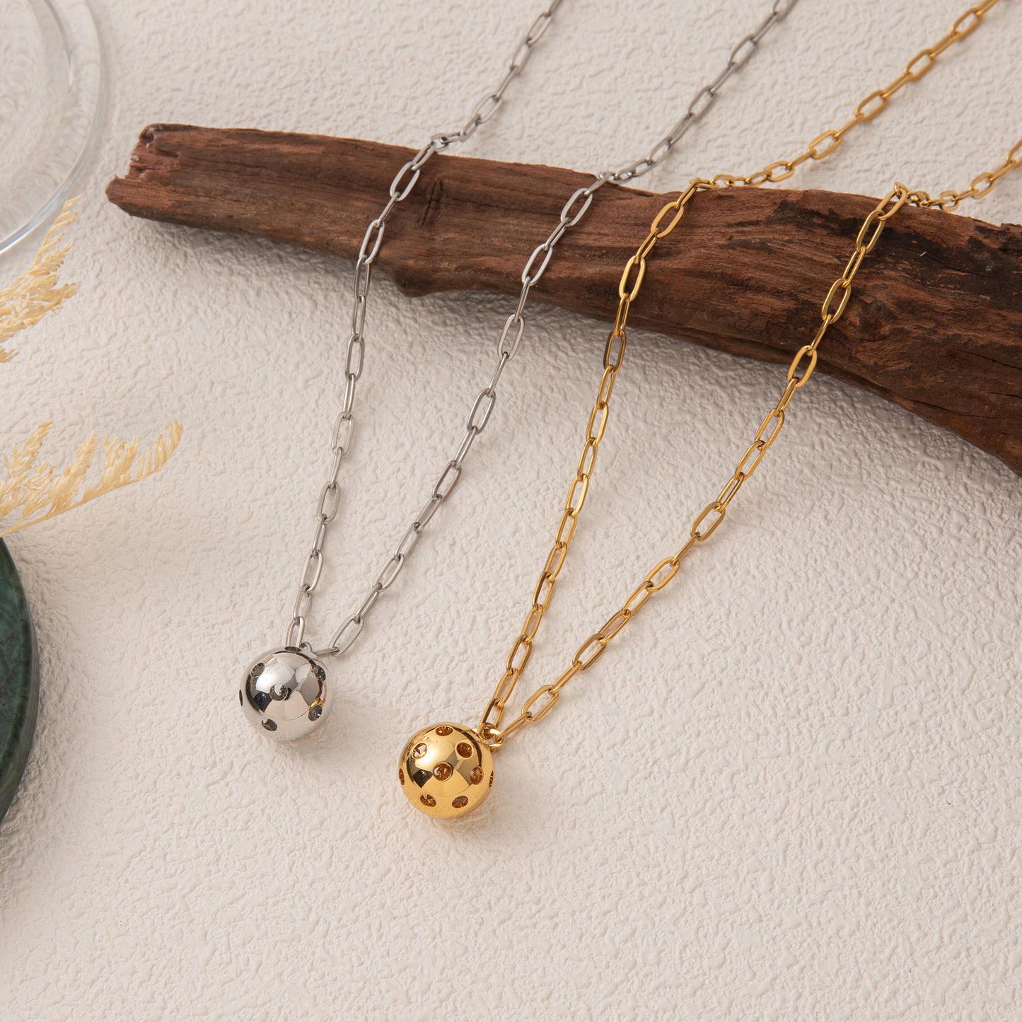 Pickleball Pendant Necklace