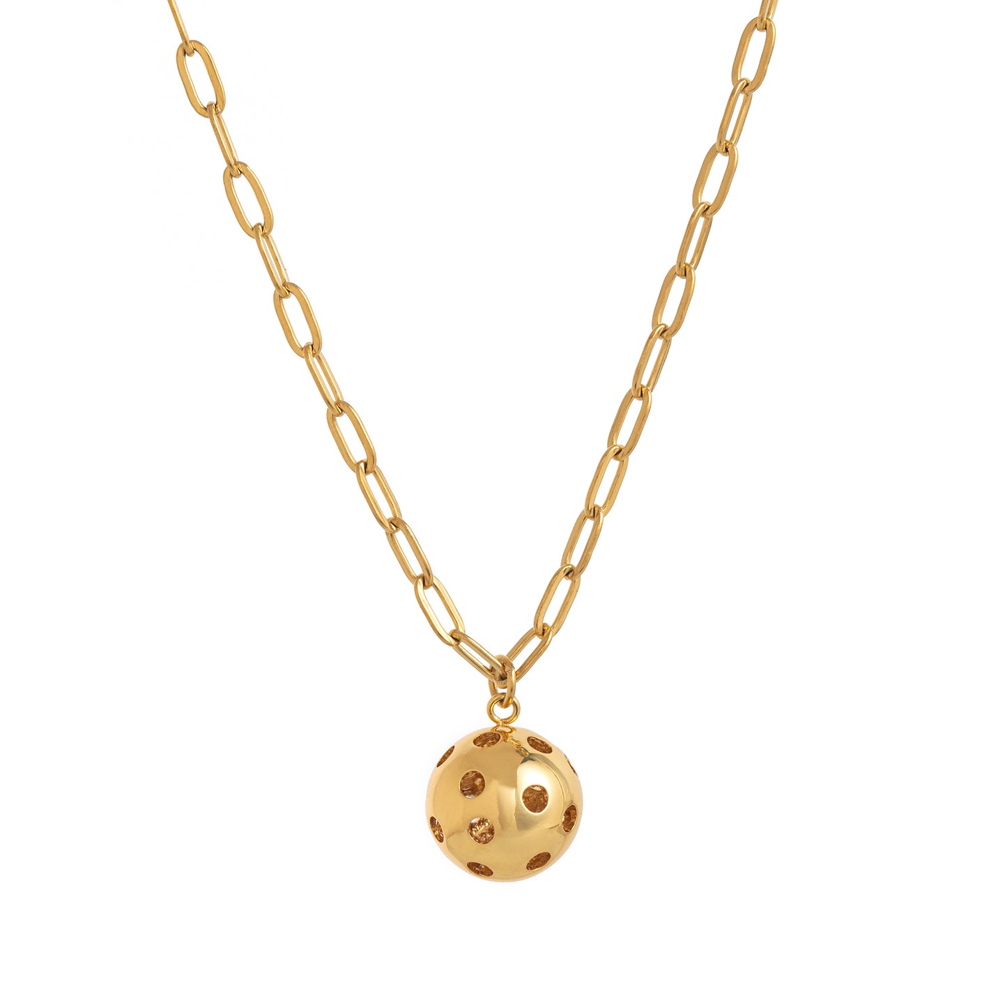 Pickleball Pendant Necklace