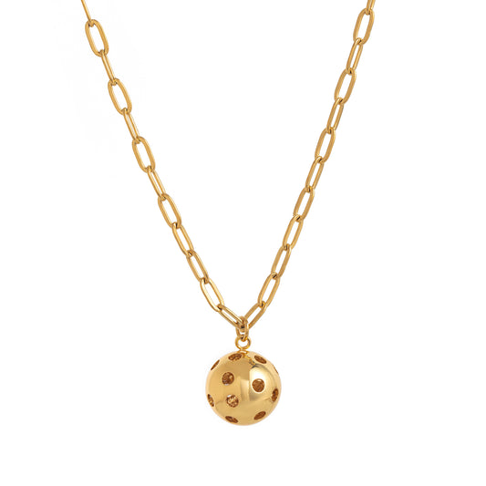 Pickleball Pendant Necklace